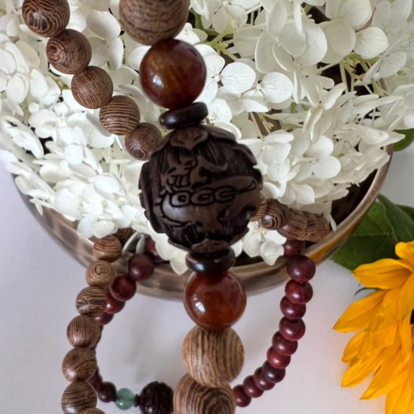bracelet en bois de santal et wengé feng shui Eklyps Lausanne