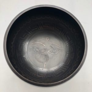 bols tibétains 7 métaux gris foncé