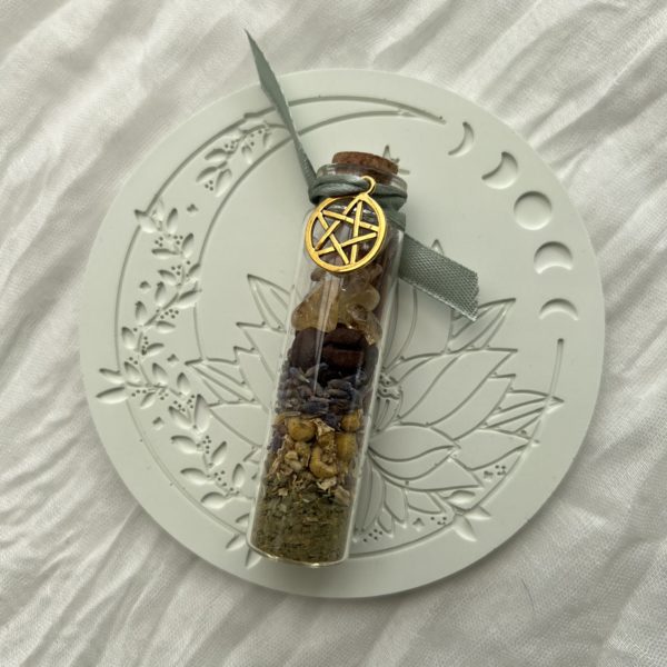 fioles de sorcière spell jar fiole d'intention good vibes belles énergies magie blanche