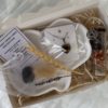 Eklyps coffret good vibes avec pierres naturelles, fleur de vie, fleurs, collier ou bracelet ou fiole ou bougie bien être cadeau