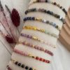 Eklyps bijoux en pierres naturelles bracelets coulissant en pierres naturelles et miyuki good vibes colorées