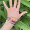 Eklyps bijoux en pierres naturelles bracelets coulissant en pierres naturelles et miyuki good vibes colorées