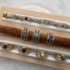 Eklyps bijoux en pierres naturelles Bague acier inox avec pierres naturelles élégance sobriété originalité good vibes bien être